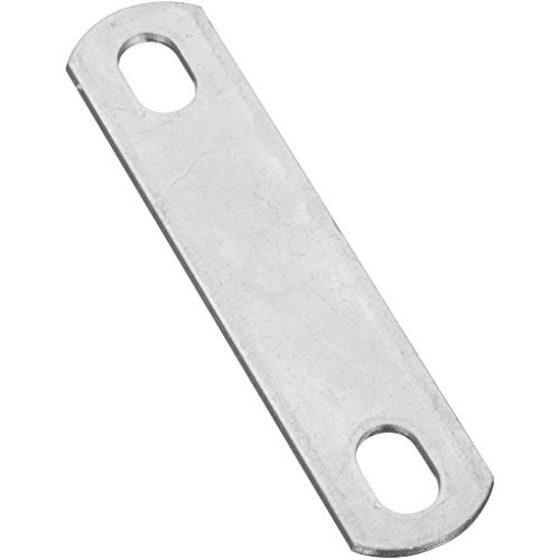 Picture of National/Spectrum Brands N222-331 National Hardware N222-331 2191BC U Bolt Plate in Zinc plated, 3/8X3 (EA)