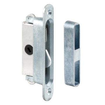 Picture of Prime E 2079 Prime-Line E 2079 Mortise Lock, 3-7/8 In. Mounting Holes On Center, Aluminum Housing, 45 Degree Keyway, Round Faceplate (Single Pack) (EA)