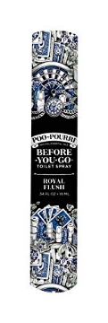 Picture of Poo-Pourri RF-10ML Poo-Pourri Royal Flush Eucalyptus and Spearmint Scent Odor Eliminator 10 ml Liquid - Case of: 1212 (PK-12-EA)