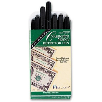 Picture of Century Arms 351R-1 Dri-Markamp;reg; Smart Money Counterfeit Bill Detector Pen for Use with U.S. Currency, Dozen (DZ)