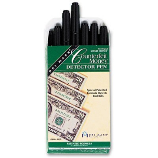 Picture of Century Arms 351R-1 Dri-Markamp;reg; Smart Money Counterfeit Bill Detector Pen for Use with U.S. Currency, Dozen (DZ)