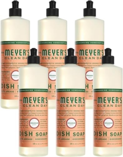 Picture of Mrs Meyers 13103 Mrs. MEYER'S Clean Day Dish Soap, Geranium, 16-Ounce (Pack - 6) (PK-6-EA)