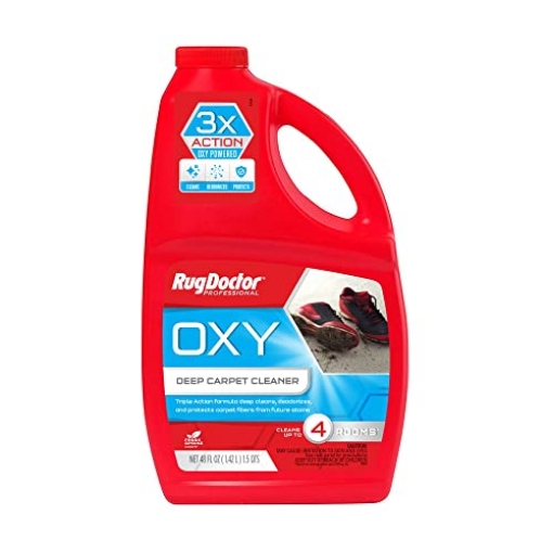 Picture of RUG DOCTOR 05045 Rug Doctor Triple Action Oxy Deep Carpet Cleaner, 48 oz., Deep Cleans, Deodorizes, & Protects, Concentrated, Professional-Grade, 3X Action Formula (EA)