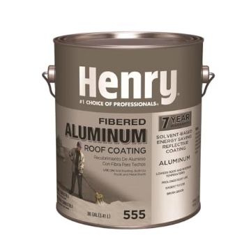 Picture of Henry Repeating Arms HE555042 Henry Company He555042 Fibered Aluminum Roof Coating, Gallon (Pack of 4) (PK-4-EA)