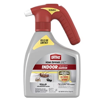 Picture of THE SCOTTS MIRACLE-GRO COMPANY 4612310 Ortho Home Defense Max Indoor Insect Barrier with Battery-Powered Sprayer, Kills Ants, Roaches, Spiders, Fleas and Ticks, 1.5 L. (PK-6-EA)
