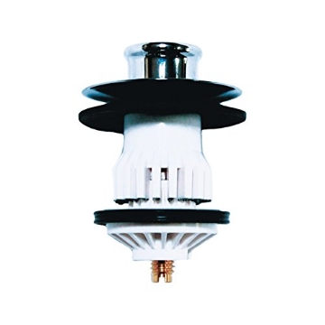 Picture of DRAINEASY PF-0910 PF WaterWorks DrainEASY Universal Clog Preventing Bathtub/Bath Tub Stopper/Strainer includes 3/8" and 5/16" Fittings; Chrome; PF0910-CH (EA)