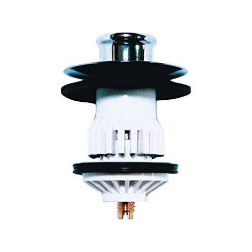 Picture of DRAINEASY PF-0910 PF WaterWorks DrainEASY Universal Clog Preventing Bathtub/Bath Tub Stopper/Strainer includes 3/8" and 5/16" Fittings; Chrome; PF0910-CH (EA)
