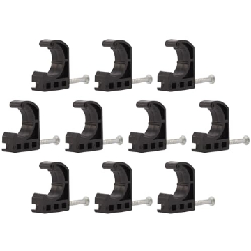 Picture of Shark Industries Ltd 23220 SharkBite 1/2 Inch Single Nail Half Clamp, J Hooks, Pack of 10, PEX Pipe, CTS, 23220 (EA)