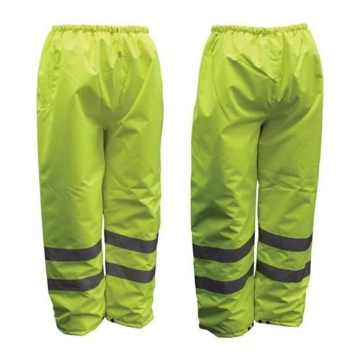 Picture of Boss Products Usa Llc 3NR4000M 212 Main Hi-Vis Insulated Yellow Polyester Unisex Rain Pants, Medium (EA)