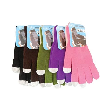 Picture of DIAMOND VISIONS 05-1134 Diamond Visions Texting Gloves Assorted Colors (PK-48-EA)
