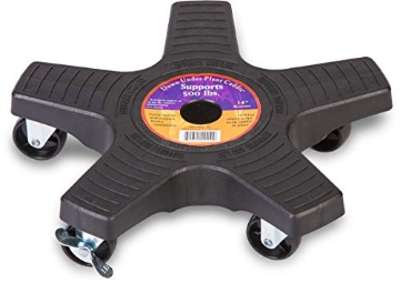 Picture of DOWN UNDER S14410 Bosmere 14" Plant Caddie - Heavy-Duty Rolling Plant Stand with Locking Wheels, 500 lb Capacity – Durable Plant Caddy for Indoor/Outdoor Use, Black (PK-6-EA)