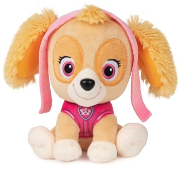 Picture of SPIN MASTER 6061686 GUND Official PAW Patrol Skye in Signature Aviator Pilot Uniform Plush Toy, Stuffed Animal for Ages 1 and Up, 6" (Styles May Vary) (PK-8-EA)