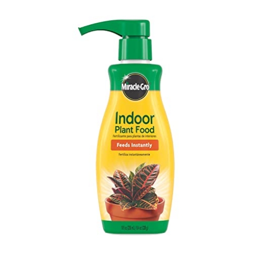 Picture of Miracle Gro 1000552 Miracle-Gro Indoor Plant Food, Liquid Plant Food for Houseplants, Snake Plants, Peace Lilies, Flowers, Vegetables, Herbs and More, 8 oz. (EA)