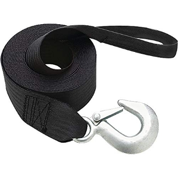 Picture of ATTWOOD MARI 51241 Seachoice++2+in.+W+x+20+ft.+L+Black++Winch+Strap++1320+lb.+1+pk (EA)