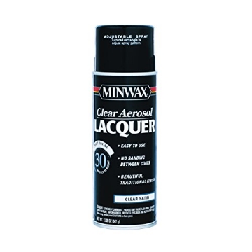 Picture of Minwax 152100000 6-Pack of 12 oz Minwax 15210 Clear Lacquer Clear Aerosol Satin (PK-6-EA)