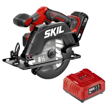 Picture of Skil CR6413B-11 SKIL 20V Brushless 6-1/2In. Cordless Compact Circular Saw Kit for Wood Cutting including 2.0Ah Battery and Charger-CR6413B-11 (EA)