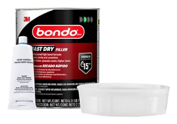 Picture of Bondo FD-GAL-ES Bondo Fast Dry Filler 6.31 lb with Hardener 2.75 oz, Premium Formula Repairs Dents and Scratches, Dries Faster, Spread Eaiser (FD-GAL-ES) (EA)
