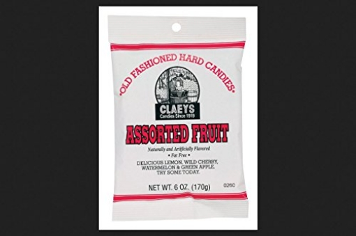 Picture of CLAEYS CANDY INC 661 Claeys Old Fashioned Assorted Fruit Hard Candy 6 oz. (EA)