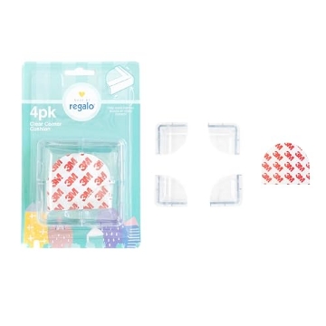 Picture of REGALO INTERNATIONAL LLC 6120 CL Home Safety Corner Cushion 4pk, Award-Winning Brand, Babyproofing Essential, Clear (EA)