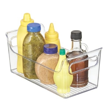 Picture of IDESIGN 72530 iDesign Plastic Condiment Organizer with Handles for Fridge - Clear - Made in USA (EA)