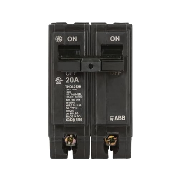 Picture of HENKEL LOCTITE THQL2120 General Electric THQL2120 Circuit Breaker, 2-Pole 20-Amp Thick Series (EA)