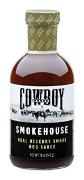Picture of COWBOY CHARCOAL 83602 Cowboy Smokehouse Real Hickory Smoke BBQ Sauce 18 oz. (PK-6-EA)
