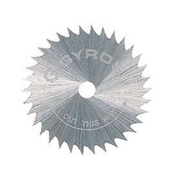 Picture of Gyros Tools 81-21015 Gyros Mini Circular Saw Blade, Coarse-Teeth 1 Inch Diameter with 34 Teeth Per Inch for Fast Cutting of Plastic, Softwoods, Hardwoods, Paraffin, and Wax. Compatible with Most Rotary Tools. 81-21015 (EA)