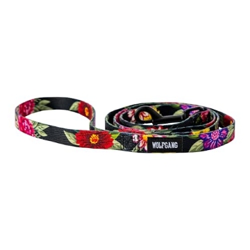 Picture of WOLFGANG MAN & BEAST WL-001-00 Wolfgang Heavy Duty Dog Leash, Pull-Tested to Over 800 lbs for Walking & Training, DarkFloral Print, Small (EA)