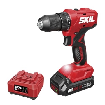 Picture of Skil DL6280B-10 SKIL Brushless 20V 1/2" Drill Driver Kit Including 2.0 Ah Battery and Charger-DL6280B-10 (EA)