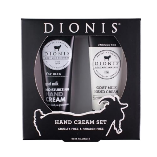 Picture of Creative Nail Design C33530-2 Dionis Goat Milk Skincare Men's Hand Cream Gift Set - Unscented (Fragrance Free) & for Men (Scented) Lotions - Soothe & Relieve Dry, Itchy Hands - Deeply Moisturize & Restore Skin, 2 1 oz Tubes (PK-12-EA)