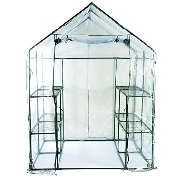 Picture of Bond Manufacturing 63537 Bloom 63537 Large Walk-in Greenhouse, Green (EA)
