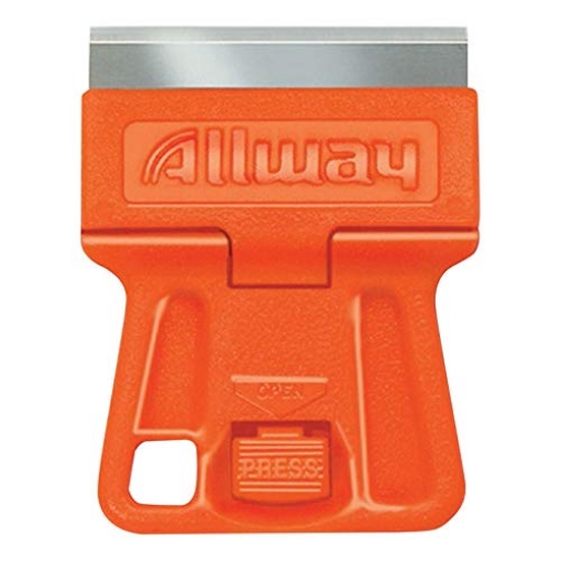 Picture of ALLWAY TOOLS INC GSM Master Painter Allway 1-1/2 in. W Carbon Steel Single-Edge Glass Scraper (PK-10-EA)