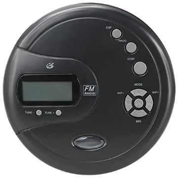 Picture of GPX PC332B GPX PC332B Portable CD Player with Anti-Skip Protection, FM Radio and Stereo Earbuds - Black (EA)