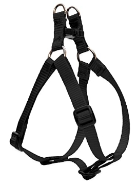 Picture of Lupine Collars & Leads 27595 LupinePet Basics 1/2" Black 12-18" Step in Harness for Small Dogs (EA)