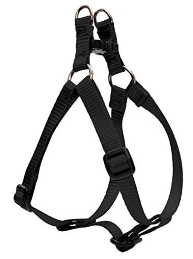 Picture of Lupine Collars & Leads 27595 LupinePet Basics 1/2" Black 12-18" Step in Harness for Small Dogs (EA)