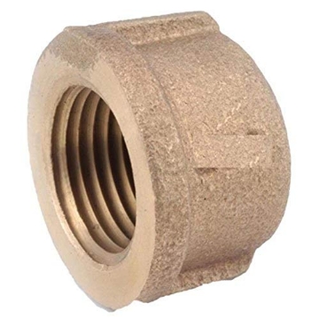 Picture of Andersen 738108-12 Anderson Metals 738108-12 3/4-Inch Low Lead Pipe Cap, Brass, 0.75 Inch (EA)