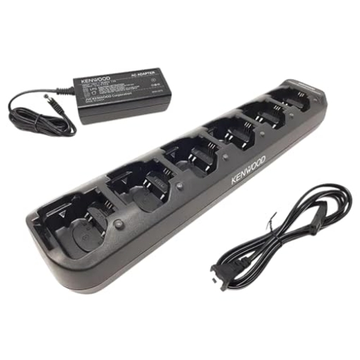 Picture of Kenwood KSC-506K KENWOOD KSC-506K Six-Unit Rapid Charger – Charge 6 NX-P500K or PKT-300 ProTalk Two-Way Radios KNB-81L Batteries Fast with One OEM Multi-Dock Station (EA)