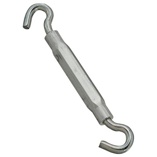 Picture of National/Spectrum Brands N222-018 National Hardware N222-018 2174BC Hook and Eye Turnbuckle in Zinc plated (EA)