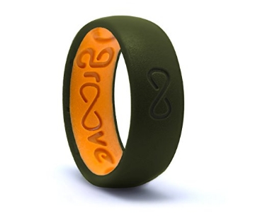 Picture of GROOVEVENTURES LLC R1-113-06 Groove Rings Silicone Elastomer Wedding Rings, Breathable, Comfort Fit, 2 Part Design, Funded on Kickstarter (EA)