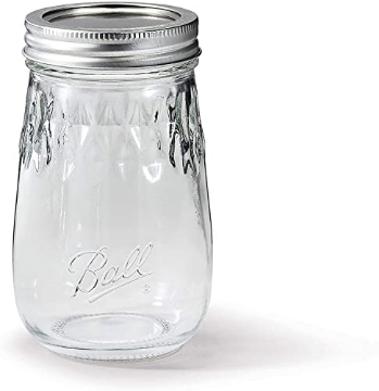 Picture of BALL BOUNCE AND SPORT INC 1440061199 Ball Glass Flute Jars, 16 Ounces, 4 Pack (EA)