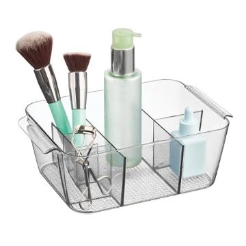 Picture of IDESIGN 35870 iDesign Makeup Organizer for Countertop - Storage for Cosmetics and Toiletries - Clear - Made in USA (EA)