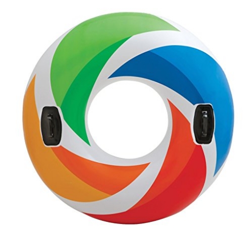 Picture of Intex Entertainment 58202EP Intex Color Whirl Swimming Pool Float Tube with Handle 48 inch (EA)