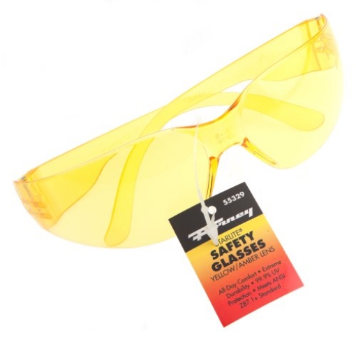 Picture of FORNEY INDUSTRIES INC 55329 Forney 55329 Safety Glasses, Starlite, Yellow/Amber (EA)