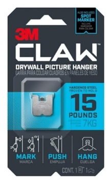 Picture of 3M 3PH15M-1ES 3M CLAW PIC Hanger 15LB 1PK (EA)