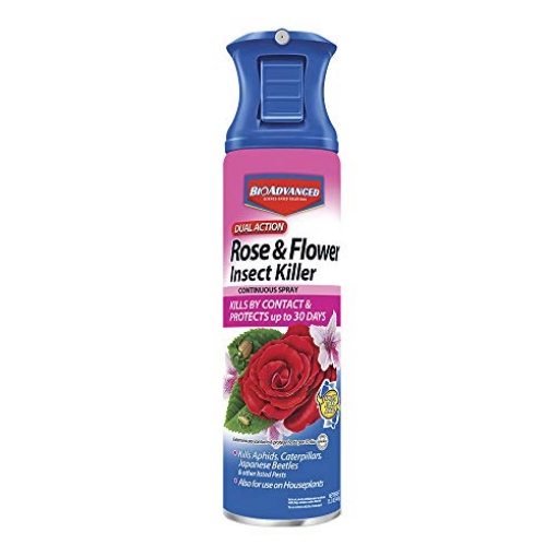 Picture of SBM LIFE SCIENCE CORP 701330A BioAdvanced Dual Action Rose and Flower Insect Killer, Continuous Spray, 15.7 oz (EA)