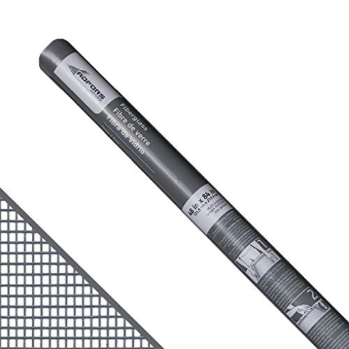 Picture of STRYBUC FCS8747-M ADFORS Standard Screen, 48 Inches x 84 Inches Roll - Replacement Screen for Windows and Doors - Gray (EA)