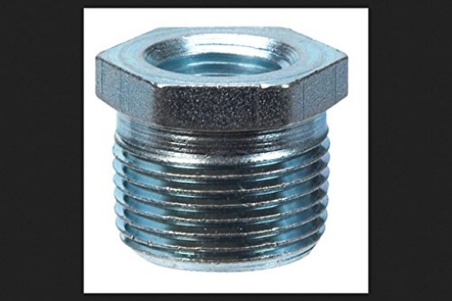 Picture of BILLCO CORP 753288000094 Billco 3/4 in. MPT 3/8 in. Dia. x 0.96 in. L MPT Galvanized Steel Hex Bushing (PK-5-EA)
