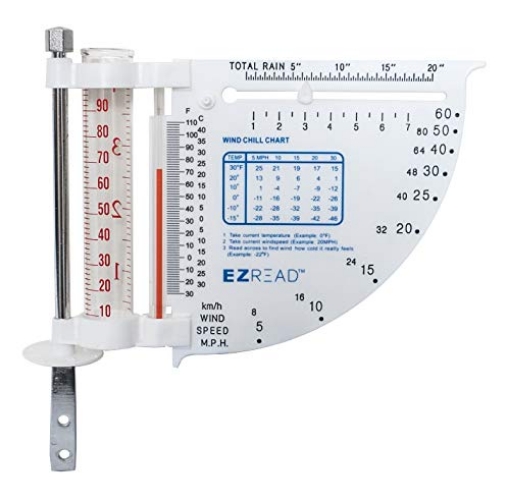 Picture of HEADWIND 840-0052 EZRead Headwind Consumer Products 840-0052 5-in-1 Weather Station, White (PK-8-EA)