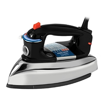 Picture of Black Rain Ordnance F67E-2 BLACK+DECKER The Classic Iron, F67E-T, Aluminum Soleplate, Steam or Dry Ironing, 7 Temperature Settings, Anti-Drip (PK-2-EA)
