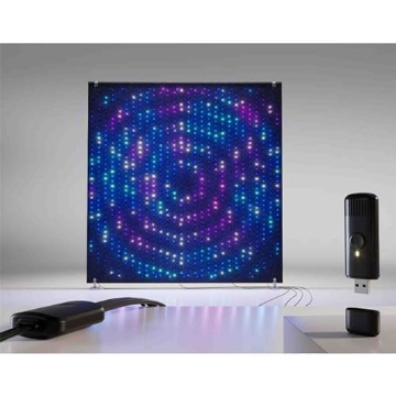 Picture of NU TSAI CAPITAL LLC TWDJ1120STP-BUS Twinkly Lightwall - 8.6 x 9 ft - Black Backdrop - with Stand and Music Dongle - Type A Plug (EA)